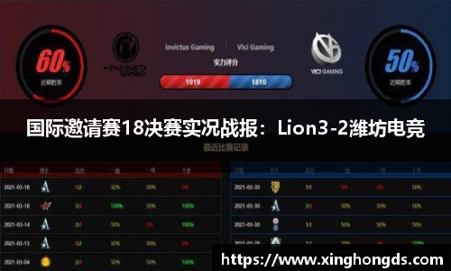 国际邀请赛18决赛实况战报：Lion3-2潍坊电竞